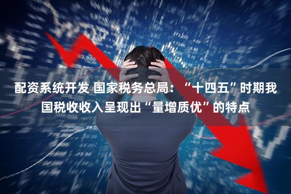 配资系统开发 国家税务总局：“十四五”时期我国税收收入呈现出“量增质优”的特点