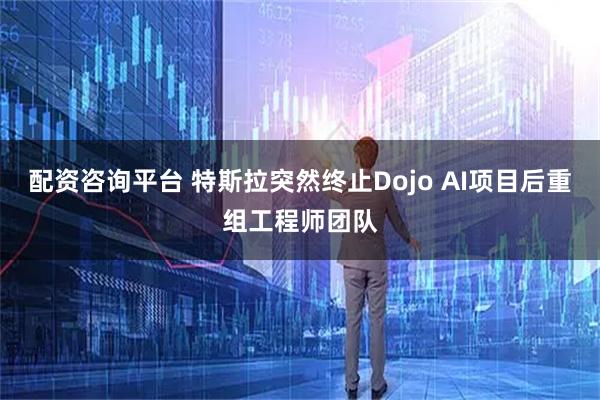 配资咨询平台 特斯拉突然终止Dojo AI项目后重组工程师团队